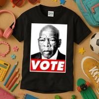 John Lewis Tribute Vote Poster Kids T-Shirt thumb 3