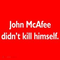 John McAfee Didn't Kill Himself Ornament thumb 1