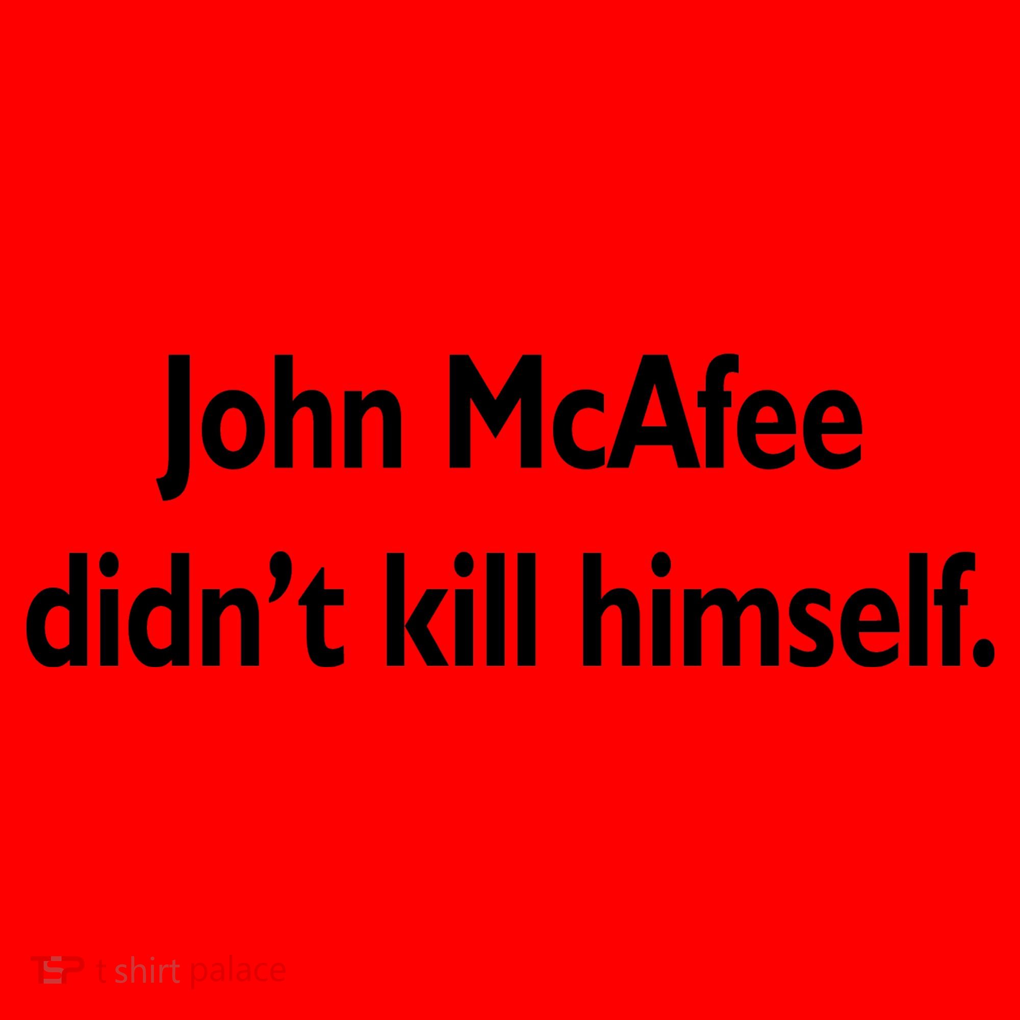 John McAfee Didn't Kill Himself Santa Hat