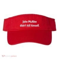 John McAfee Didn't Kill Himself Visor thumb 0