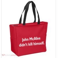 John McAfee Didn't Kill Himself Tote Bag thumb 2