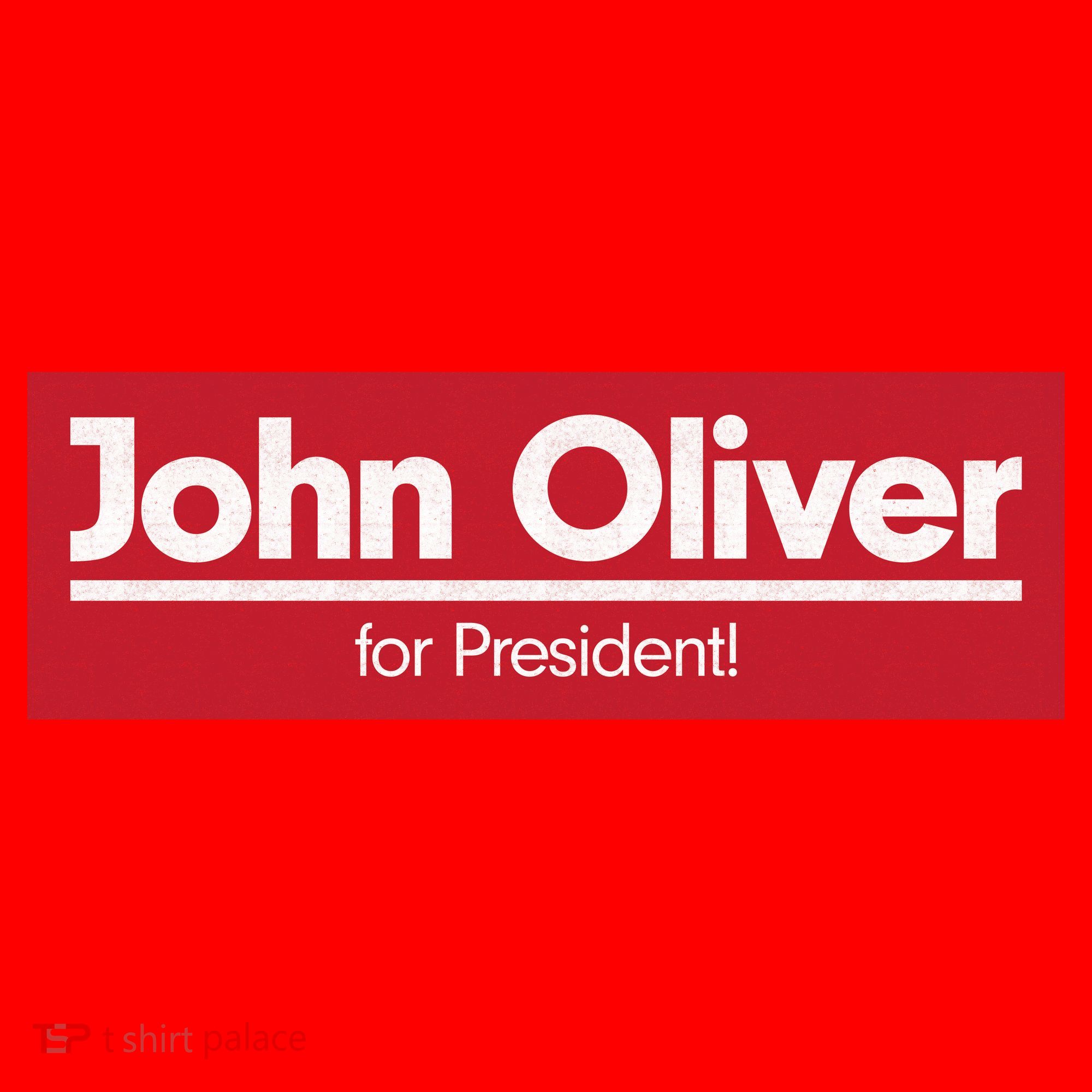 John Oliver For President Santa Hat