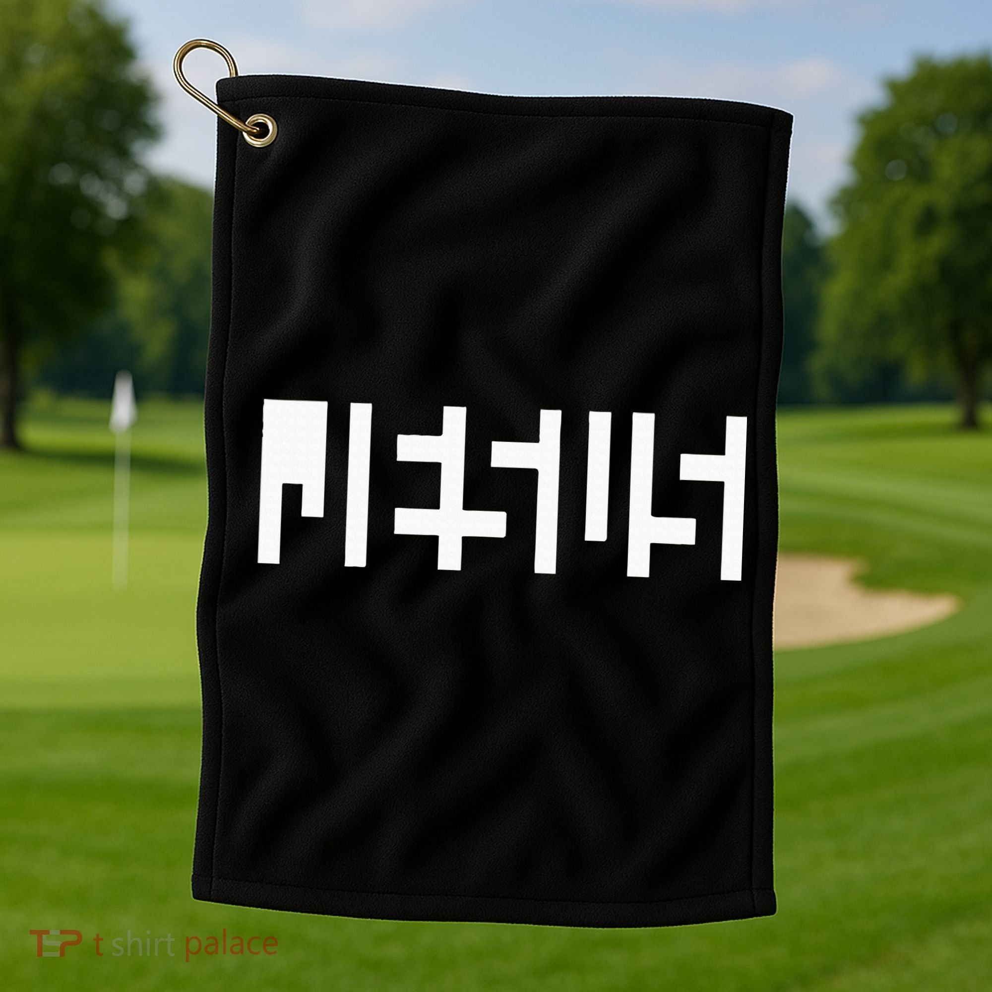 Jesus Optical Illusion A Glimpse Beyond Perception Golf Towel