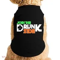 Join The Drunk Side St. Patrick's Day Doggie Tank thumb 0