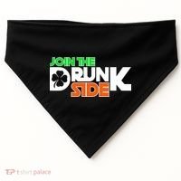 Join The Drunk Side St. Patrick's Day USA-Made Doggie Bandana thumb 0