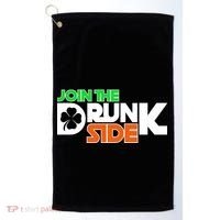 Join The Drunk Side St. Patrick's Day Golf Towel thumb 0