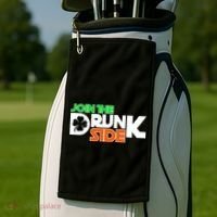 Join The Drunk Side St. Patrick's Day Golf Towel thumb 2