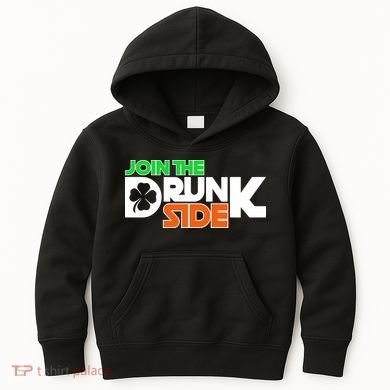 Join The Drunk Side St. Patrick's Day Kids Hoodie