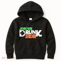 Join The Drunk Side St. Patrick's Day Kids Hoodie thumb 0
