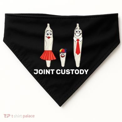 Joint Custody USA-Made Doggie Bandana