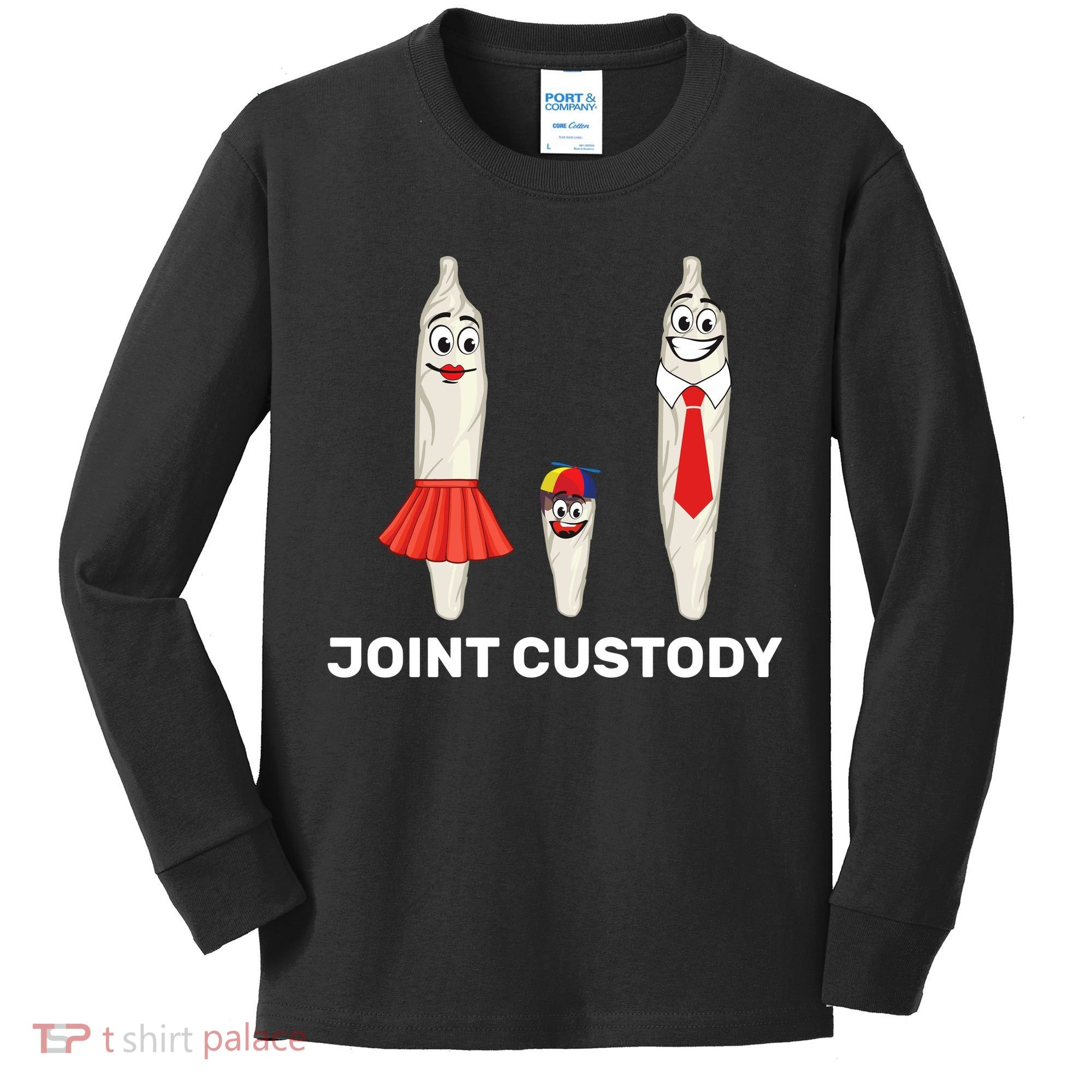 Joint Custody Kids Long Sleeve Shirt