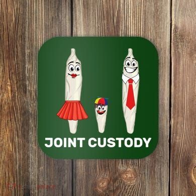 Joint Custody Coaster