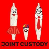 Joint Custody Santa Hat thumb 1