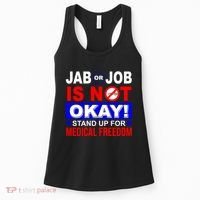 Jab Or Job Is Not Okay Medical Freedom Nurses Women's Tank Top thumb 0