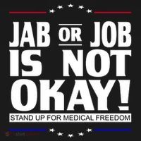 Jab Or Job Is Not Okay Support Medical Workers Women's Hoodie thumb 2