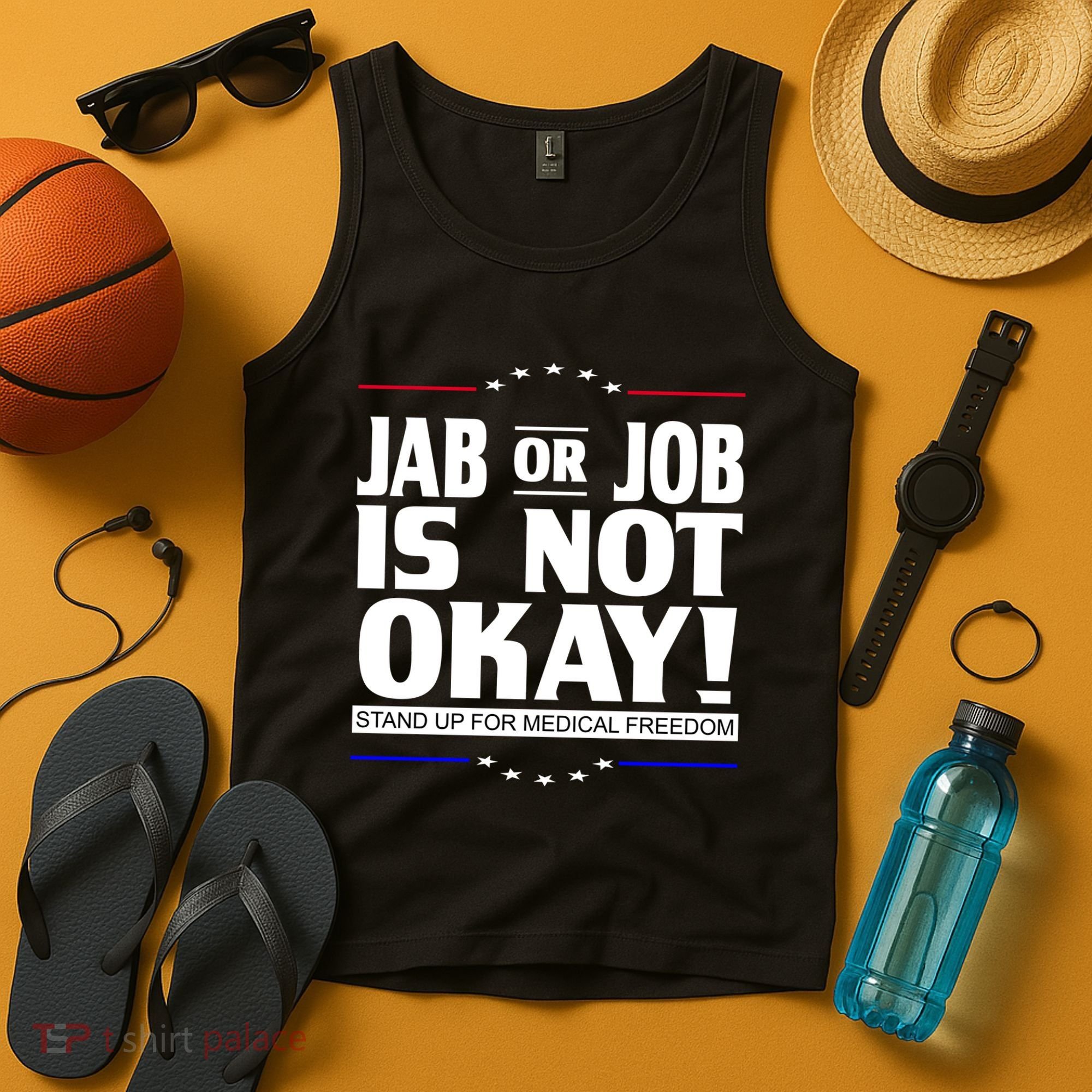 Jab Or Job Is Not Okay Support Medical Workers Tank Top