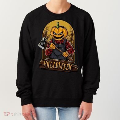 Jack O Lantern Reaper Pumpkin Women's Sweatshirt