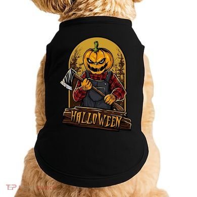 Jack O Lantern Reaper Pumpkin Doggie Tank