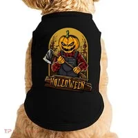 Jack O Lantern Reaper Pumpkin Doggie Tank thumb 0