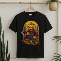 Jack O Lantern Reaper Pumpkin T-Shirt thumb 2