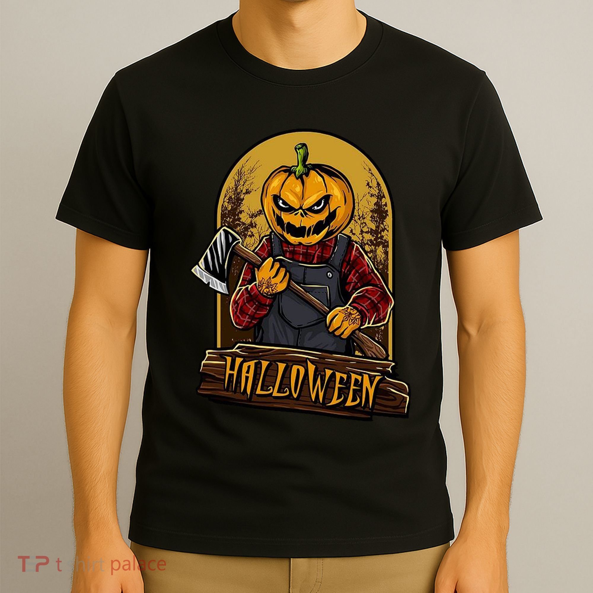 Jack O Lantern Reaper Pumpkin T-Shirt