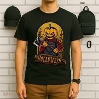 Jack O Lantern Reaper Pumpkin T-Shirt thumb 6
