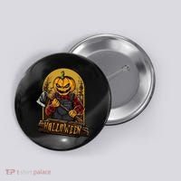Jack O Lantern Reaper Pumpkin Button thumb 0