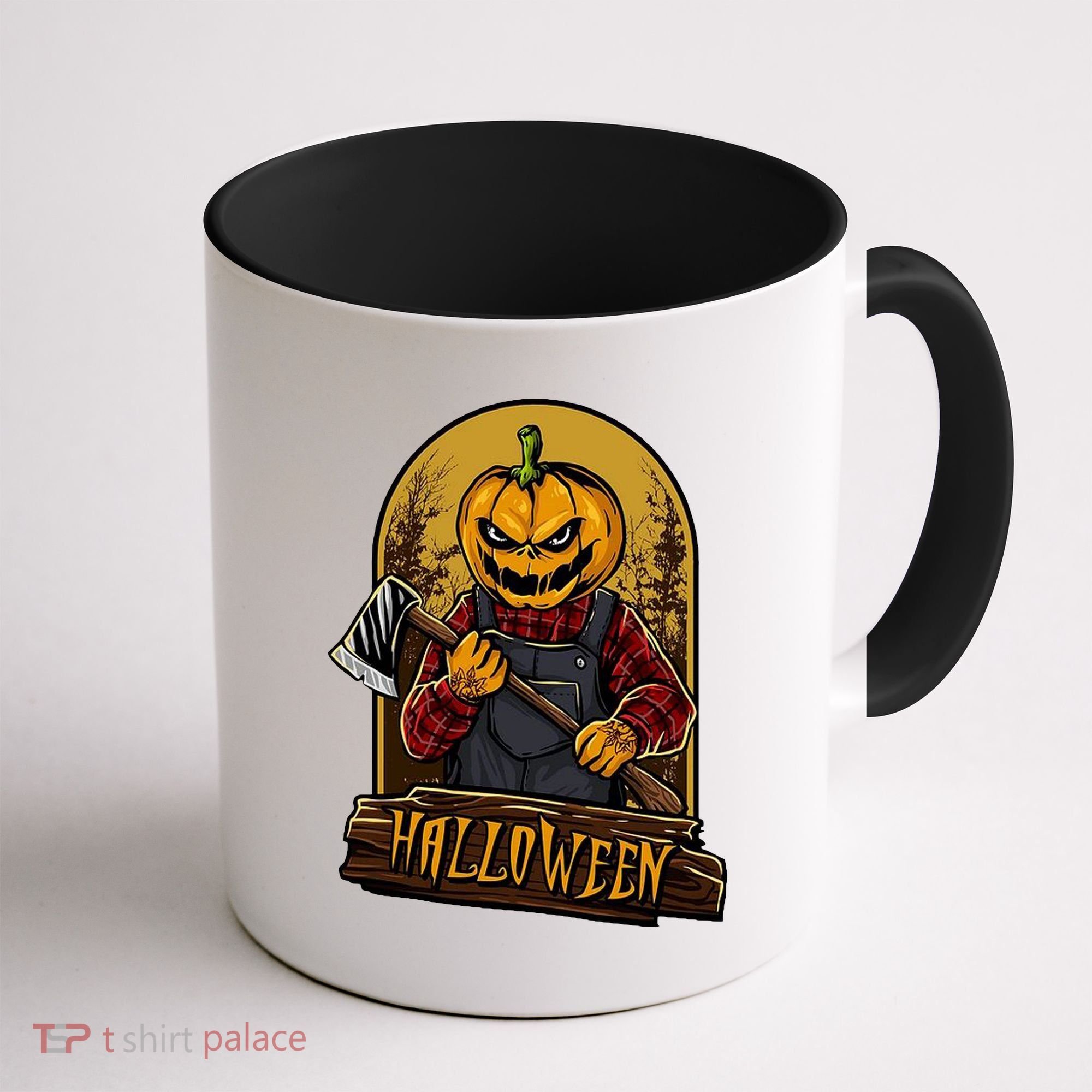 Jack O Lantern Reaper Pumpkin Coffee Mug