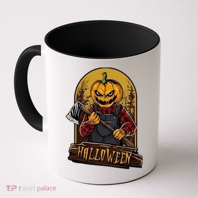 Jack O Lantern Reaper Pumpkin Coffee Mug