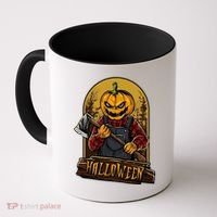 Jack O Lantern Reaper Pumpkin Coffee Mug thumb 0
