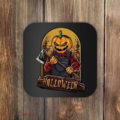 Jack O Lantern Reaper Pumpkin Coaster