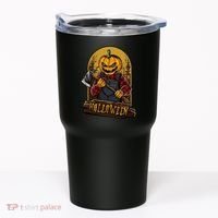 Jack O Lantern Reaper Pumpkin Tumbler thumb 0