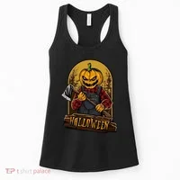 Jack O Lantern Reaper Pumpkin Women's Tank Top thumb 0