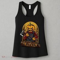 Jack O Lantern Reaper Pumpkin Women's Tank Top thumb 3
