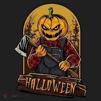 Jack O Lantern Reaper Pumpkin Hat thumb 2