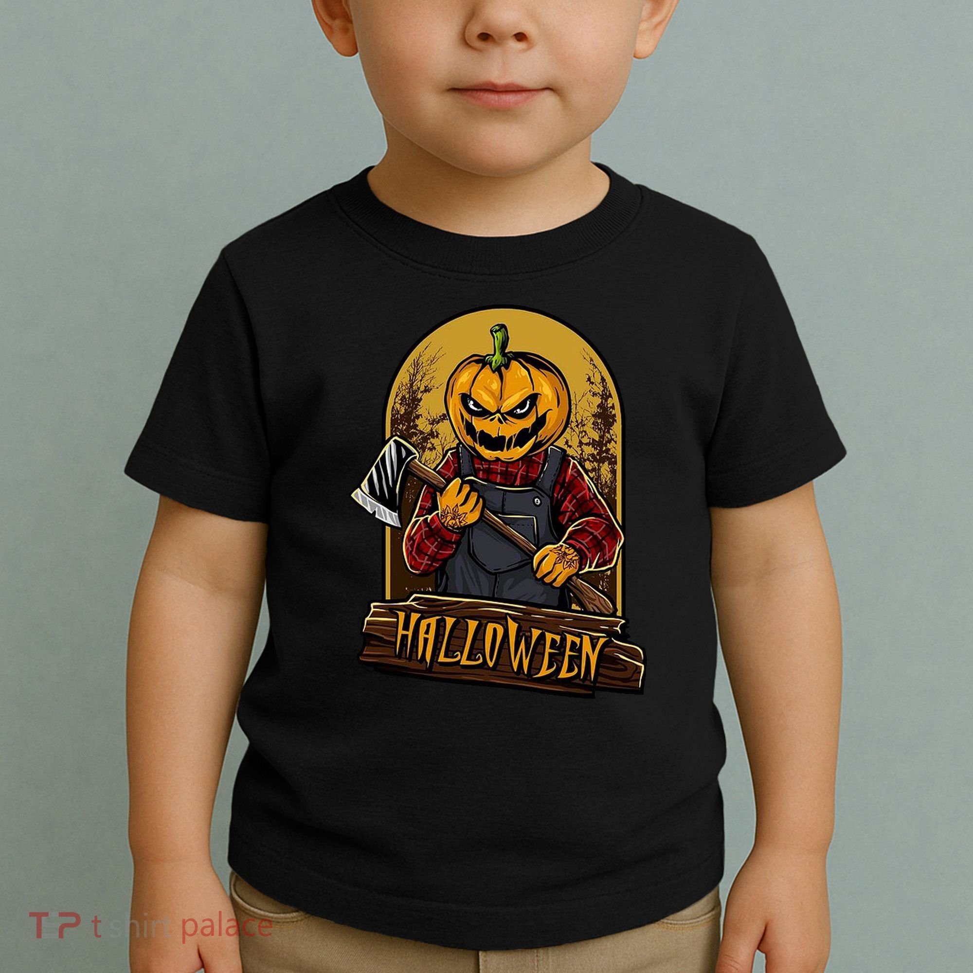 Jack O Lantern Reaper Pumpkin Toddler T-Shirt