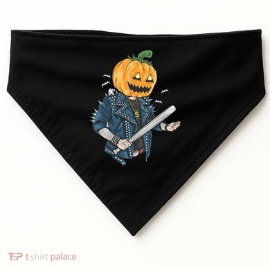 Jack O Lantern Gangster Gang USA-Made Doggie Bandana