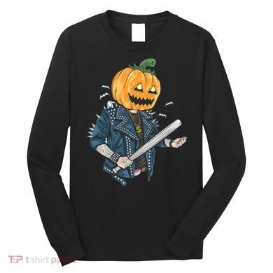 Jack O Lantern Gangster Gang Long Sleeve Shirt
