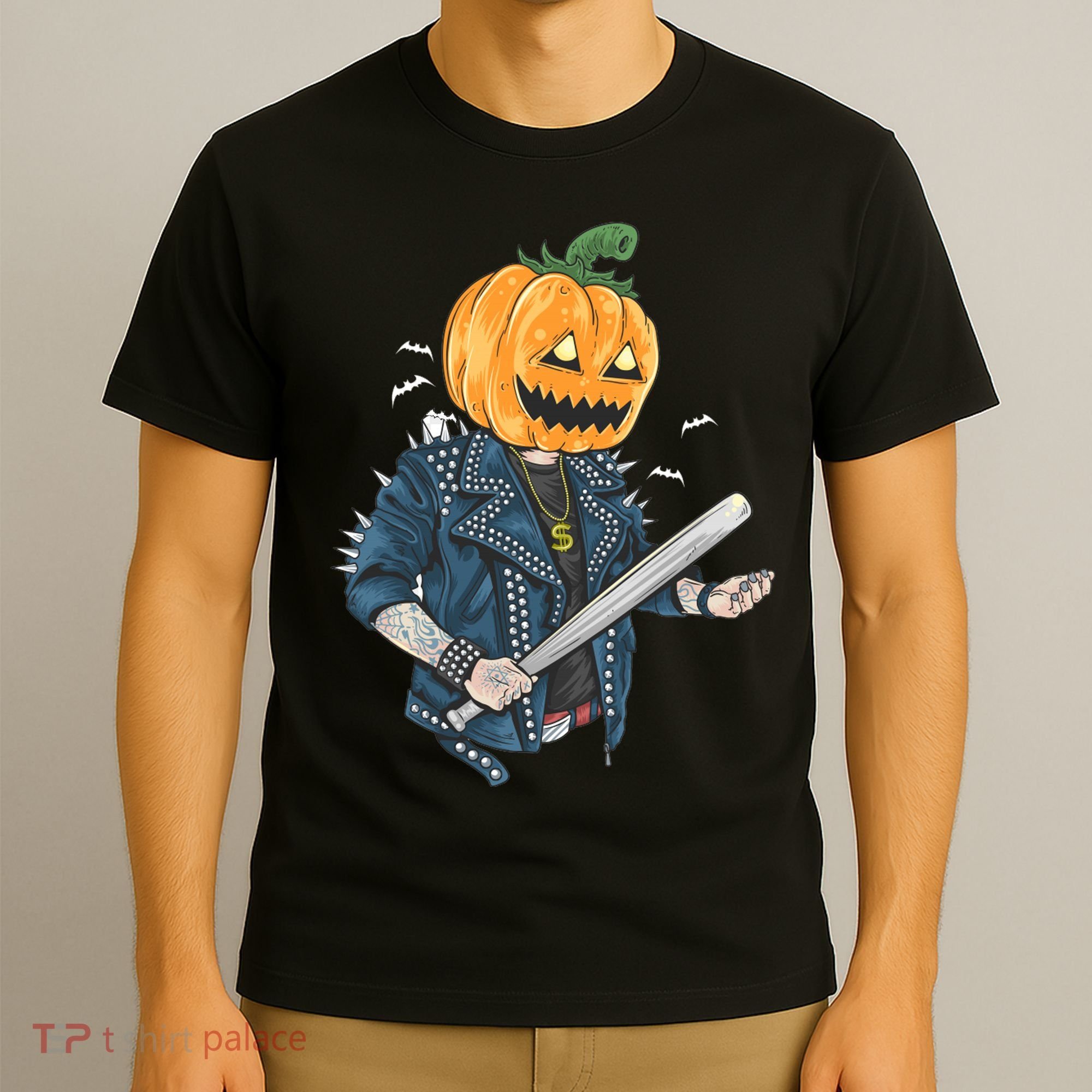 Jack O Lantern Gangster Gang T-Shirt