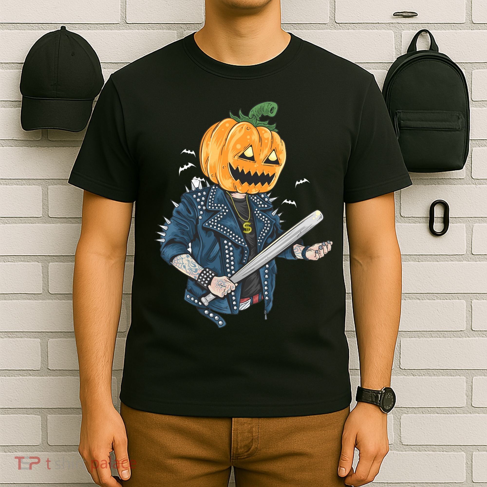 Jack O Lantern Gangster Gang T-Shirt