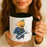 Jack O Lantern Gangster Gang Coffee Mug thumb 3
