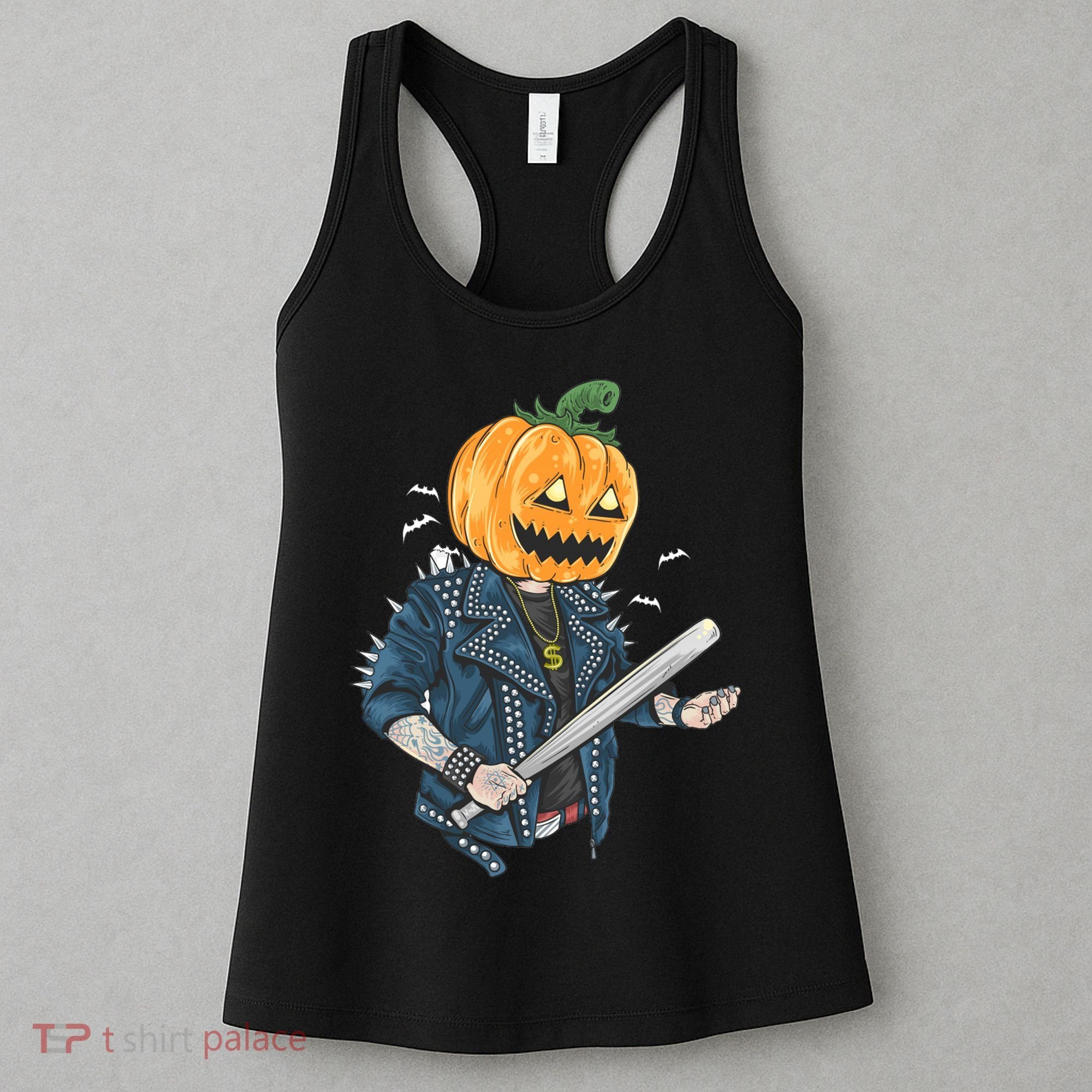 Jack O Lantern Gangster Gang Women's Tank Top