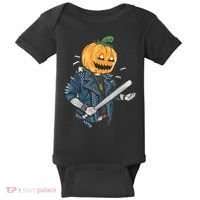 Jack O Lantern Gangster Gang Baby Bodysuit thumb 0