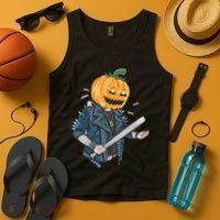 Jack O Lantern Gangster Gang Tank Top thumb 4