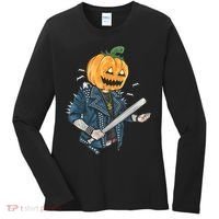 Jack O Lantern Gangster Gang Women's Long Sleeve Shirt thumb 0