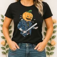 Jack O Lantern Gangster Gang Women's T-Shirt thumb 2