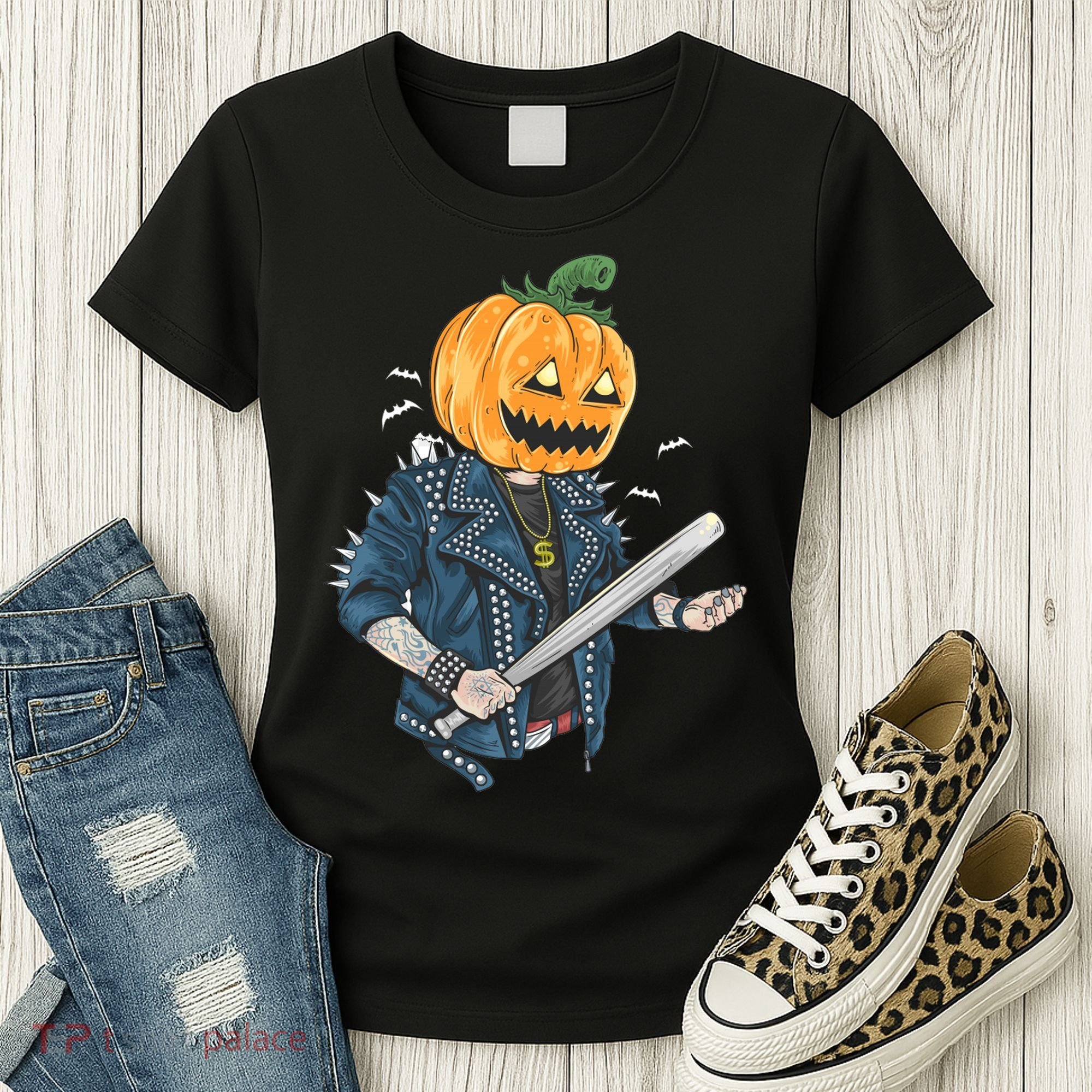 Jack O Lantern Gangster Gang Women's T-Shirt