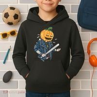 Jack O Lantern Gangster Gang Kids Hoodie thumb 2