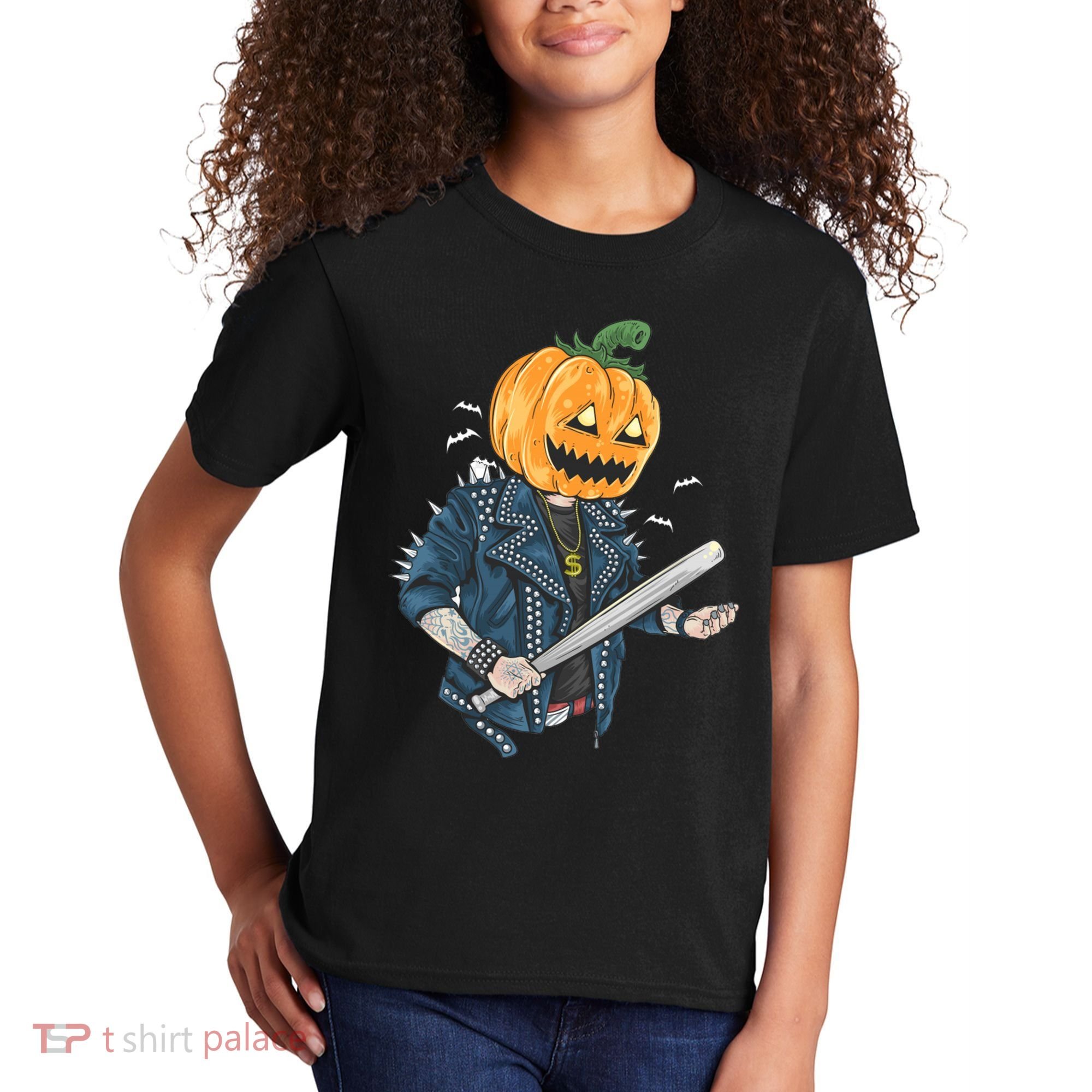 Jack O Lantern Gangster Gang Kids T-Shirt