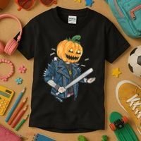 Jack O Lantern Gangster Gang Kids T-Shirt thumb 3